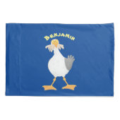 フライおもしろいトのフランスのカモメ 枕カバー (裏面)