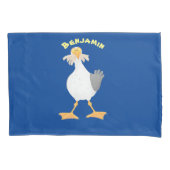 フライおもしろいトのフランスのカモメ 枕カバー (正面)