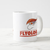 フライおもしろい釣り ジャンボコーヒーマグカップ (正面右)