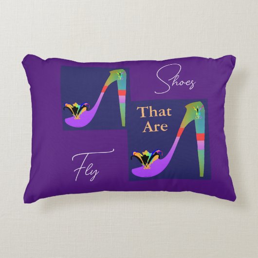 フライの靴 アクセントクッション (正面)