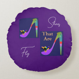 フライの靴 ラウンドクッション