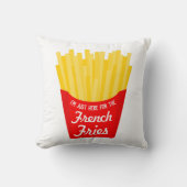 フライを取りに来たばかりだフランスのよ クッション (正面)