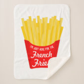 フライを取りに来たばかりだフランスのよ シェルパブランケット (正面)