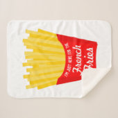 フライを取りに来たばかりだフランスのよ シェルパブランケット (正面(横))