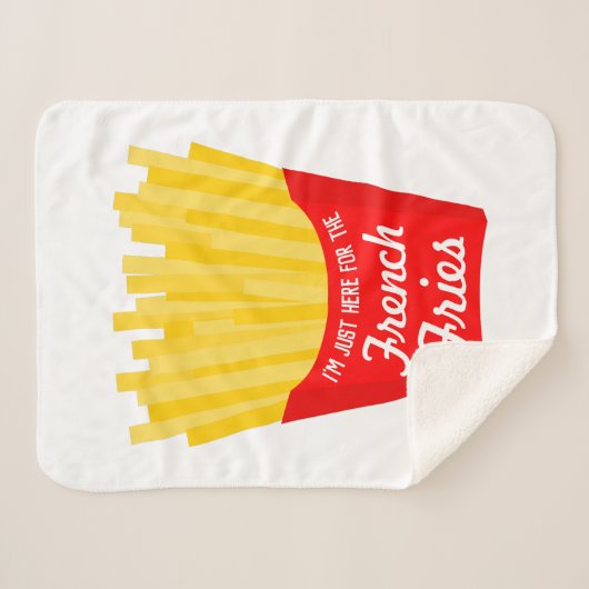 フライを取りに来たばかりだフランスのよ シェルパブランケット (正面(横))