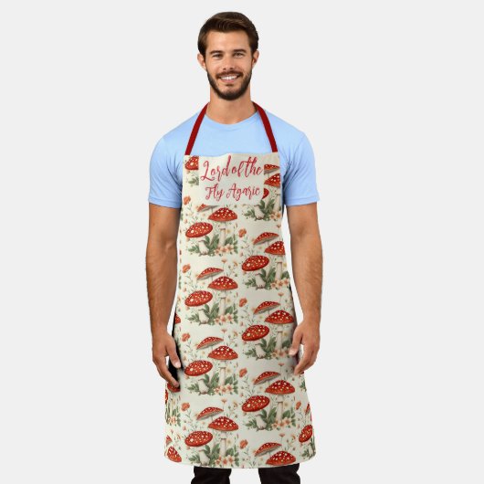 フライアアガリンフローラ赤白キノコの主 エプロン (着用した状態)