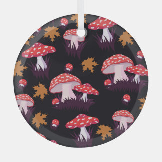 フライアアリン、カエデ葉ルプリント ガラスオーナメント