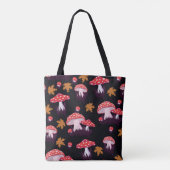 フライアアリン、カエデ葉ルプリント トートバッグ (裏面)