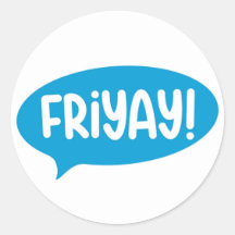 フライアイフライデーウィークエンドブルーモダンシンプル