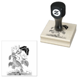 フライアッチャーバードバタフライヴィンテージスクラップブック作り ラバースタンプ