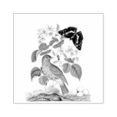 フライアッチャーバードバタフライヴィンテージスクラップブック作り ラバースタンプ (インプリント)