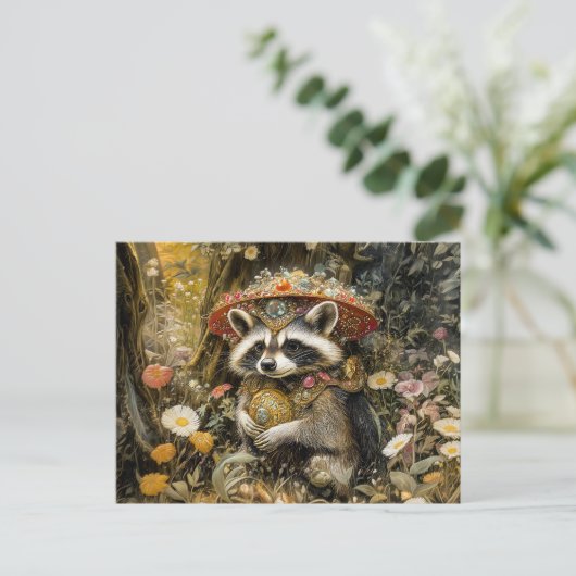 フライアハラタケのファンタジー ポストカード (スタンド正面)