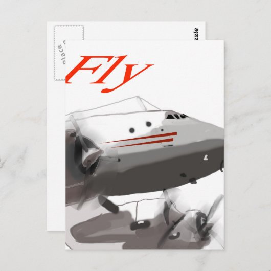 フライアロッキード星座 ポストカード (正面/裏面)