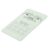 フライアン遠くにズカレンダー マグネット (左側)