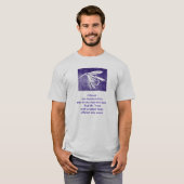 フライアー釣りアートとオリジナル詩「残酷なマス」 Tシャツ (正面フル)