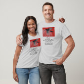 フライアー釣りアートとオリジナル詩「残酷なマス」 Tシャツ (ユニセックス)