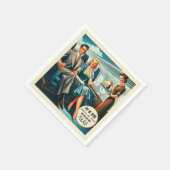 フライインスタイル スタンダードカクテルナプキン (角)