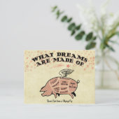 フライインピグカット ポストカード (スタンド正面)