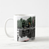 フライイン飛行機魚釣りクラブトニー・ワーナー・トマホーク コーヒーマグカップ (左)