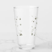フライカバー付きビアグラスあなたの友人のフライ タンブラーグラス (左)