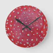 フライカラフルアマンチパターン壁時計 ラウンド壁時計 (正面)