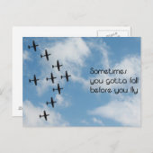 フライカ遠くにード ポストカード (正面/裏面)