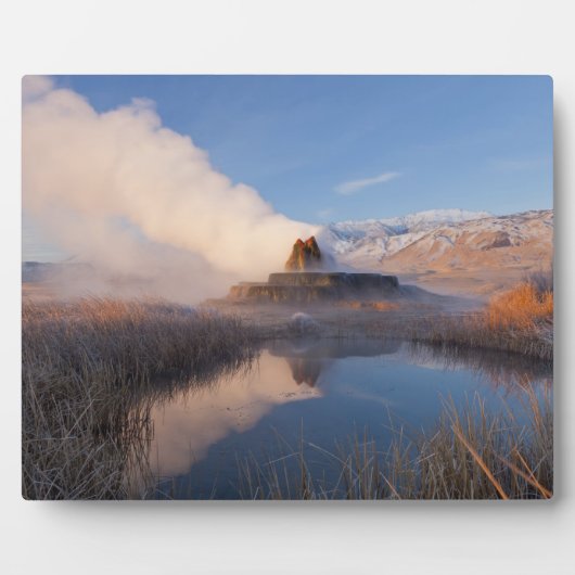フライガイザー(雪を頂いた花崗岩の範囲) フォトプラーク (正面)