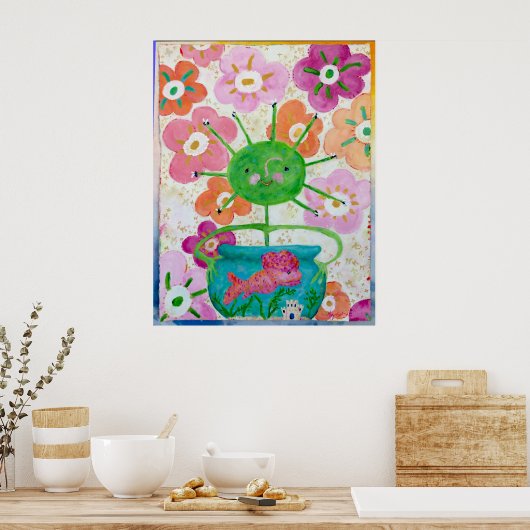 フライガール ポスター (キッチン)