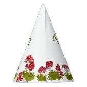 フライキノコのゴブリンの赤ちゃんシャワーハットパーティー パーティーハット (裏面)