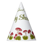 フライキノコのゴブリンの赤ちゃんシャワーハットパーティー パーティーハット (正面)