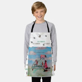 フライクールシーツのストーリーエプロン エプロン (着用した状態)