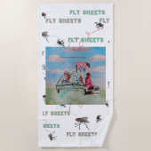 フライクールシーツ物語 ビーチタオル (正面)