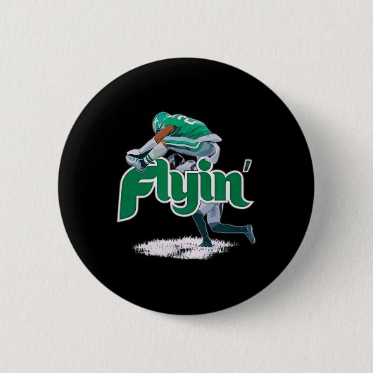 フライサクオンフライイーグルズバークレイザリバースハードル2 缶バッジ (正面)