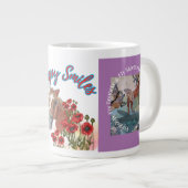 フライシートはあなたの馬を巨大なcを飛間抜けばさない ジャンボコーヒーマグカップ (正面右)