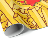 フライスとケチャップおもしろい ラッピングペーパー (ロールコーナー)