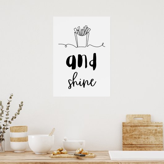 フライスと輝き ポスター (キッチン)