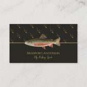 フライスタイリッシュ釣りガイド名刺 名刺 (裏面)
