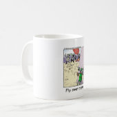 フライスワットチームおもしろい警察のギフトと収集品 コーヒーマグカップ (正面左)