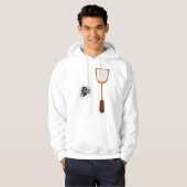 フライスワットデッド昆虫メンズフード付きスウェットシャツ パーカ (正面フル)