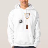 フライスワットデッド昆虫メンズフード付きスウェットシャツ パーカ (正面)