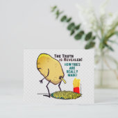 . .フライズの本当のはがきおもしろいの作り方 ポストカード (スタンド正面)