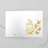 フライソフトグリーティングカード 箔グリーティングカード (外側レイダウン)