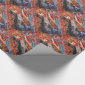 「フライタイヤードリーム」マス釣りラッピング紙 ラッピングペーパー (角)