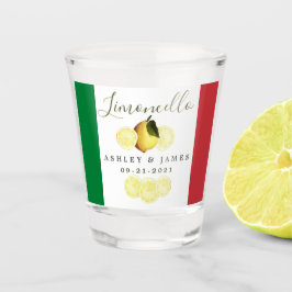 フライタリアングの結婚日付Limoncello ショットグラス