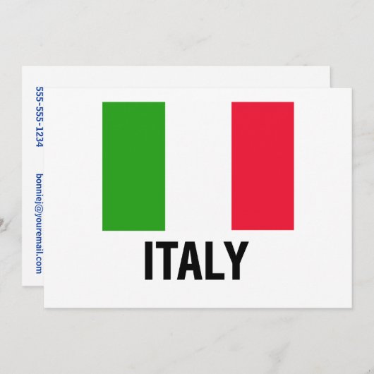 フライタリアング 招待状 (正面/裏面)