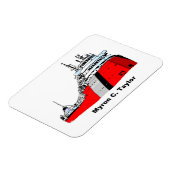 フライター·ミロンC.テイラー マグネット (左側)