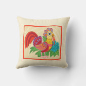 フライダカホロ鶏グラフィック クッション (裏面)