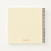 フライダカホロ鶏グラフィック ノートブック (裏面)