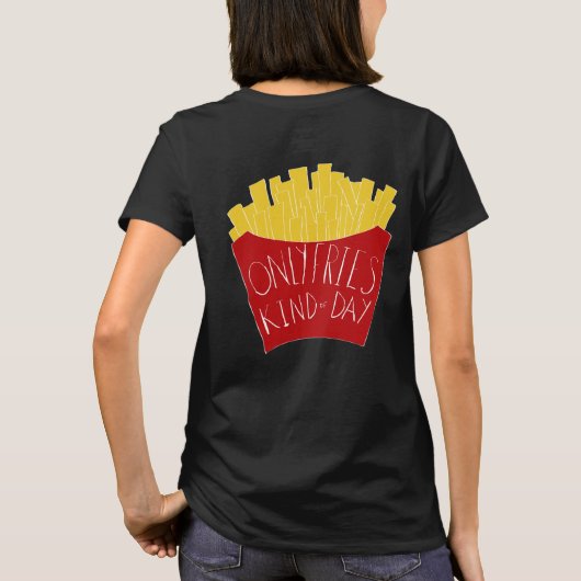 フライデーな一日 🍟 Tシャツ (裏面)