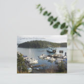 フライデーハーバーの挨拶! ポストカード (スタンド正面)